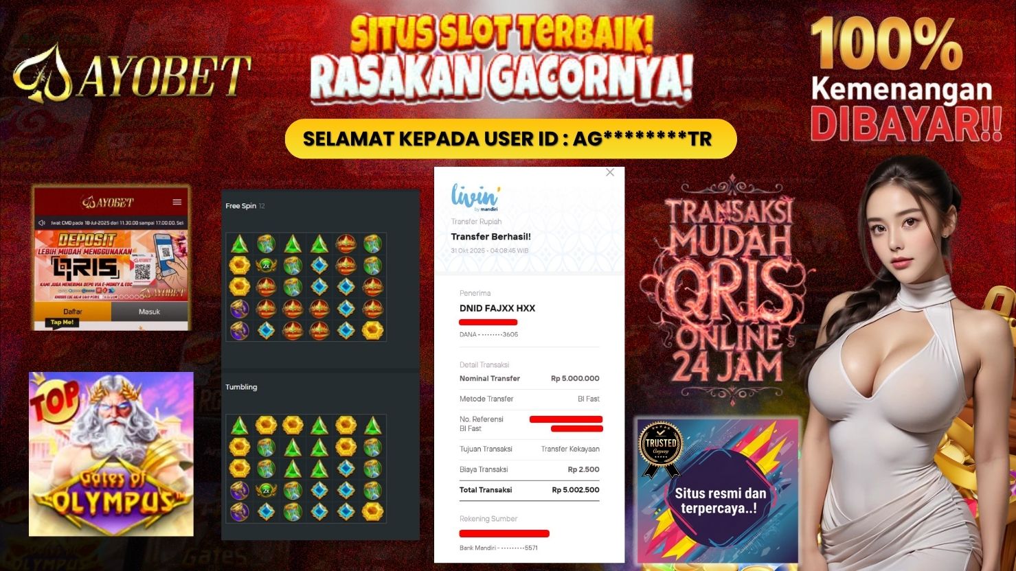 AYOBET JACKPOT SLOT GATES OF OLYMPUS